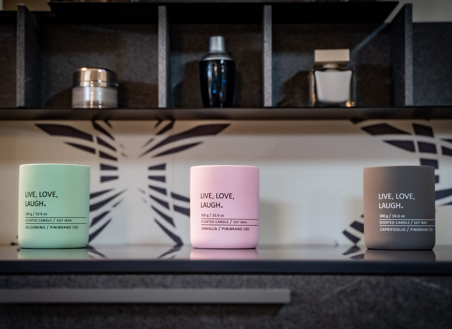 Set of 3 scented candles
