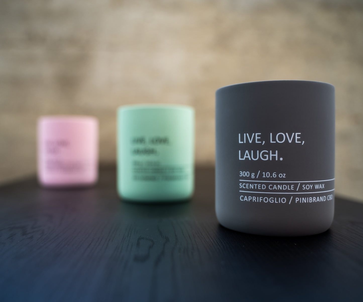 Set of 3 scented candles